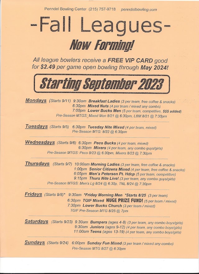 Penndel Bowling Center