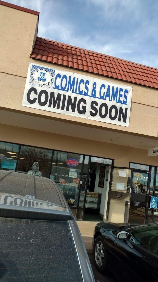 JNJ Comic Books and Games