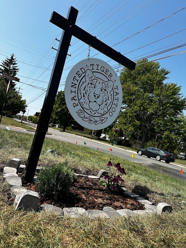 Painted Tiger Tattoo