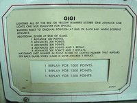 Image # 22962: Gigi Instruction Card