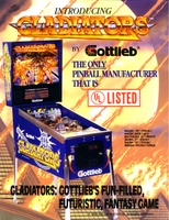 Image # 5106: Gladiators Flyer, Front