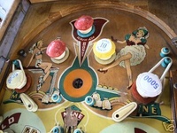 Image # 40339: Gold Mine Upper Playfield 
(Serial number 1729.)