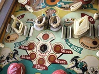 Image # 40340: Gold Mine Middle Playfield 
(Serial number 1729.)