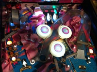 Image # 58528: Gold Wings Illuminated Upper Playfield
