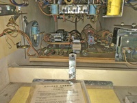 Image # 65307: Golden Arrow Sample Game - Inside Cabinet 
(Serial number 01002S.)