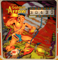 Image # 78828: Golden Arrow Illuminated Backglass