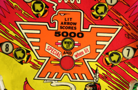 Image # 76973: Golden Arrow Playfield - Detail