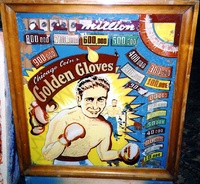 Image # 1031: Golden Gloves Backglass