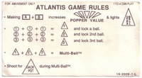 Image # 31729: Atlantis Instruction Card