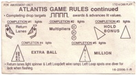 Image # 31730: Atlantis Instruction Card