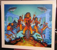Image # 35813: Atlantis Original Backglass Artwork