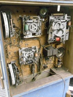 Image # 54452: Grand Champion Inside Backbox 
(The white reel at upper left counts Points. The white reel at lower left counts replays.)