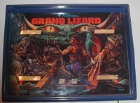 Image # 24907: Grand Lizard Pre-Production System 9 Backglass 
(Artist is Paul Faris.)