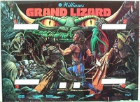 Image # 38341: Grand Lizard Pre-Production System 9 Backglass 
(Artist is Paul Faris.)
