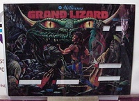 Image # 40550: Grand Lizard Pre-Production System 11 Backglass 
(Artist is Paul Faris.)