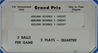 Image # 43162: Grand Prix Score Card 
(From the game with serial number 286825.)
