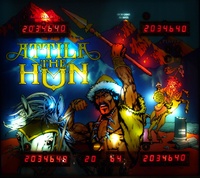 Image # 50669: Attila the Hun Illuminated Backglass