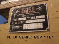 Image # 38388: Gulfstream Serial Number 
(Serial number GSP 1121.)