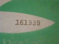 Image # 54113: Gulfstream Serial Number 
(Serial number 161939.)