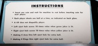 Image # 51870: Aces & Kings Instruction Card - Extra Ball Mode