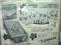 Image # 27173: Guys Dolls Billboard Ad 
(The Billboard, Jun-13-1953, page 106)