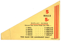 Image # 79649: Handicap Score Card