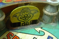 Image # 40349: Happy Clown Sample Game - Upper Left Target 
(Serial number 01045 S.)