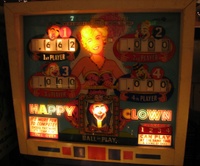 Image # 46764: Happy Clown Illuminated Backglass 
(Serial number 08280.)