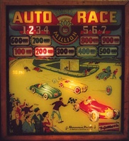 Image # 3556: Auto Race Illuminated Backglass
