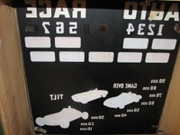 Image # 38947: Auto Race Backglass - Reverse 
(Serial number E14989AR.)