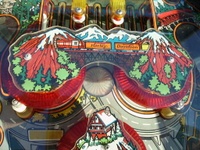 Image # 31819: Harley-Davidson (1st production run) Playfield - Detail 
(Serial number I656432.)