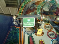 Image # 31822: Harley-Davidson (1st production run) Playfield - Detail 
(Serial number I656432.)