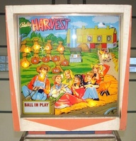 Image # 30019: Harvest Illuminated Backglass 
(Serial number HA-1688.)