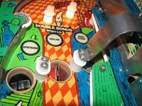 Image # 57791: Haunted House Playfield - Detail 
(Serial number 09914.)