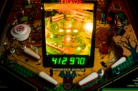 Image # 59168: Haunted House Basement is Active 
(The main playfield is dark.)