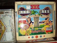 Image # 31921: Hawaiian Isle Backglass and Lower Playfield