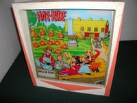 Image # 24642: Hay-Ride Backglass 
(Serial number HR-1179.)