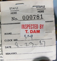 Image # 48075: Heavy Metal Meltdown Serial Number Tag 
(This tag is located under the playfield near the left flipper coil. It is the only tag on the machine with this number.)