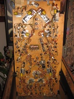 Image # 52257: Heavy Metal Meltdown Under Playfield 
(The paper tag has serial number 001013.)