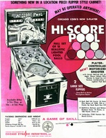 Image # 3278: Hi-Score Pool Flyer