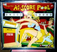 Image # 1133: Hi-Score Pool Backglass