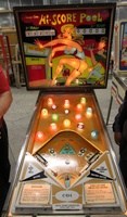 Image # 59191: Hi-Score Pool Illuminated Front View 
(The playfield glass has been removed.)