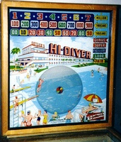 Image # 1137: Hi-Diver Backglass