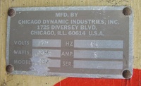 Image # 11333: Hi-Flyer Mfg Plate