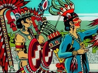 Image # 28492: Aztec Backglass - Detail