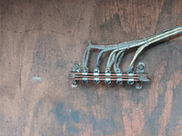 Image # 80350: Hit Parade Inside Cabinet - Detail 
(We don't know the function of this unlabeled option jack.)