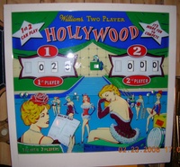 Image # 33547: Hollywood Backglass