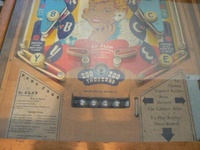 Image # 46875: Baby Face Lower Playfield 
(The style of flipper shown here is not original to this game.)