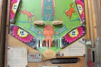 Image # 54191: Horse Shoes Lower Playfield 
(Playfield serial number 51466.)