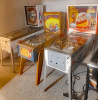 Image # 78094: Hot Diggity Cabinet - Relative Size 
(The game on the left is Williams 1966 'Hot Line'. The game on the right is Bally 1963 'Star-Jet'. )